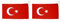 AZ FLAG Drapeau Turquie 250x150cm - Grand Drapeau Turc 150 x 250 cm & Drapeau Turquie 150x90cm - Drapeau Turc 90 x 150 cm - Drapeaux