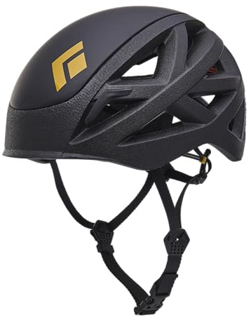 BLACK DIAMOND Vapor Climbing Helmet, Black, M/L