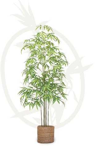 MAIA SHOP Bambú Artificial Minimal 210 cm – Planta Decorativa Realista de Gran Altura para Hogar, Oficina, Hoteles y Proyectos de Interiorismo