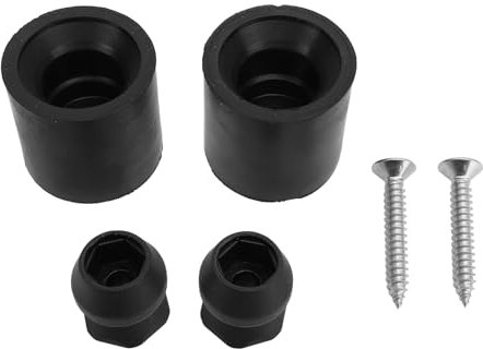 Tomotato 2 Set Kit Supporto Porta Rimorchio, Supporto Porta in Gomma Paraurti Protettivo a Prova di Deformazione Accessori per Rimorchio per Camper