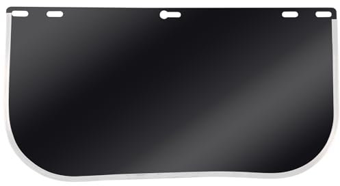 PEUTIER Ersatzlinse für Gesichtsschutz, 39x20cm Hochwertiger Leichter Bequemer Ersatz für Gesichtsschutzlinse Häufig Verwendet zum Schleifen Schweißen Schmieden und Schneiden(Schwarz)