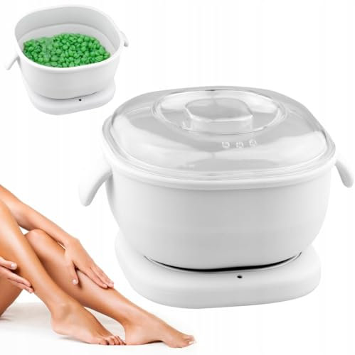 PROFICO Wachswärmer aus Silikon Wachsmaschine Zur Haarentfernung Gesicht Damen & Männer Wachsgerät Wax maschine Warmwachsgerät für Achseln Beine Arme, Bikini und Gesicht für zu Hause SS1A 100W 400 ml