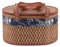 sporful Faltbarer Picknickkorb aus Bambus, tragbar, rustikal, dekorative Aufbewahrung mit Deckel, 30 x 20 x 16 cm