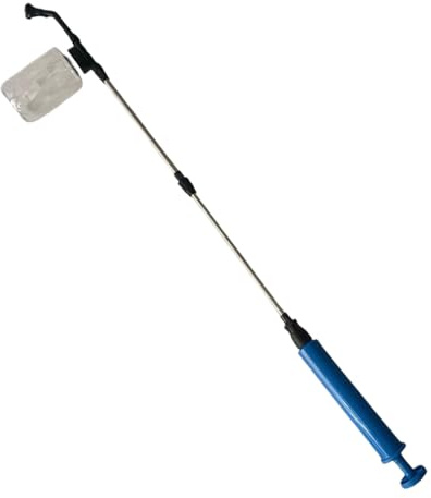 Garden Duster för pulver, 250 ml multifunktionell telescopic spray, snabbfördelning applikator verktyg, lätt handhållen design, för inomhus utomhus vegetabiliska blommor greenhouse