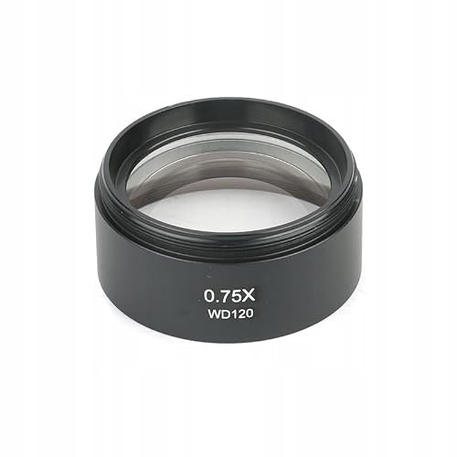 Rosfix Objectif Microscopique 0,75x Lentille pour Microscope Stéréoscopique