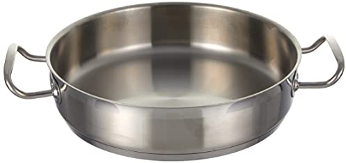 LACOR - 57628 - Paellera Sin Tapa 28x6cm INOX 18% CR.