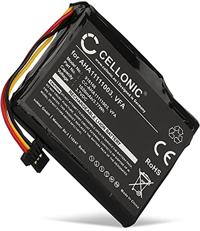CELLONIC, Battery for Navigation, compatible with TomTom Go 500, Start 60 EU, VF6D (3.7V, 1020mAh)
