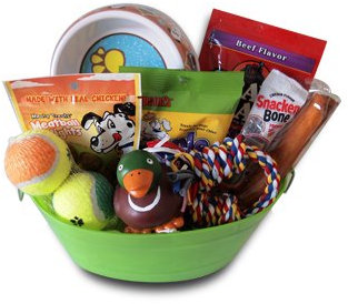 Hundespielzeug-Set mit Leckerlis