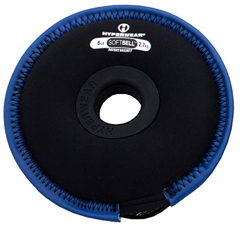 Hyperwear SoftBell Soft Hantelscheiben 2,6 kg Blau | für individuelle Handgewichte und für SoftBell System von verstellbaren Hanteln, Soft Kettlebell, Soft Barbell | Gewichte für Übungen