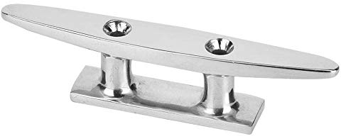 Bootsklampe Edelstahl - Marine Open Base, Spiegel poliert, Rope Base für Yacht, Bootszubehör, (4in)
