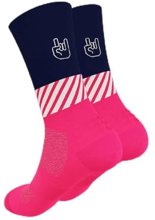 Chaussettes de Running Amusantes 100% Techniques, respirantes, compressifs, anatomiques, thermorégulateurs, avec renforts au talon, à la pointe et au métatarse, parfaites pour le running, le trail, le