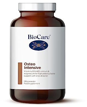 BioCare Osteo Intensive - Bone & Muscle Support Powder with Calcium, Magnesium, Vitamins D3 & K2, Manganese - 135g