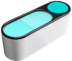 VergilSon Hair Dryer Holder, Self Adhesive Wall Mounted Styling Station, Bathroom Hair Dryer and Straightener Holder for Hairdryer Rack Hair Tools Organiser (Black)