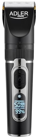ADLER EUROPE-Haarschneidemaschine AD2837 mit Bartschneider und Haartrimmer für Männer. 2000 mAh-Akku, Vielseitiges All-in-One-Set für den gepflegten Mann und den professionellen Friseur
