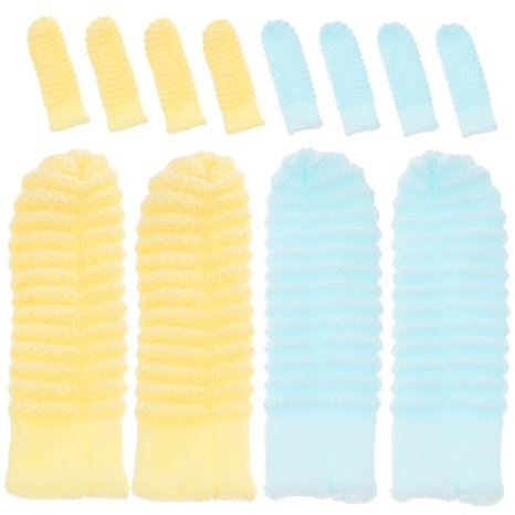 BUGUUYO 12stücke Teiliges Fingerzahnbürsten Für Hunde Sanfte Zahnpflege Für Kleine Und Große Hunde Wiederverwendbare Sichere Materialien Effektive Reinigung Einfach Zu Handhaben Für