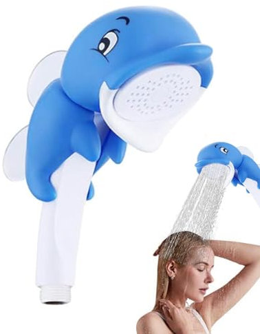 Holdes Rociador de baño para niños,Cabezal de ducha para niños,Rociador de ducha para bebé, bonito cabezal de ducha de mano | Cabezal de ducha de baño para niños, cabezal de ducha de baño portátil