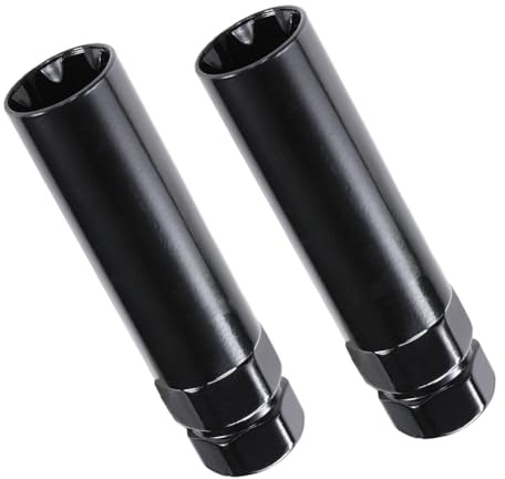 Diheohg Fuel - Juego de 2 llaves para tuercas de rueda (7 unidades, 14 x 1,5, 14 x 2,0, 9/16)