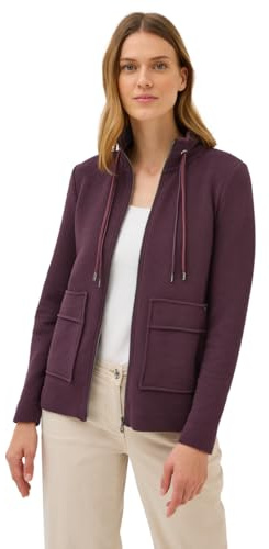 CECIL Damen 3227302 Leichte Ottoman Jacke, Mulberry red, L