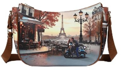 YNOT? Borsa Sacca Yes Bag Stampa Città