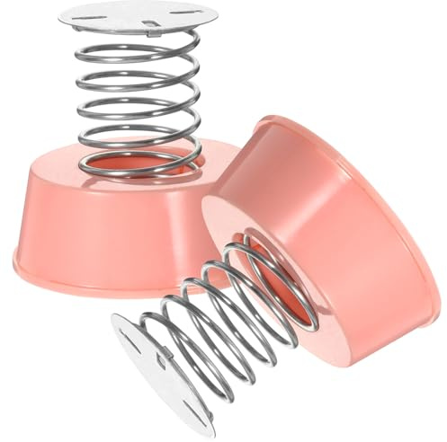 Toddmomy 2Pcs Pink Spring Base Doll Swing Accessories for Car Dashboard and Bike Decoration Flexible Stretchable Shaking Head Spring Stand for Motorcycle and Electric Vehicle