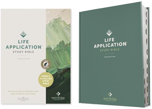 NLT Life Application Study Bible, Third Edition (Red Letter, Hardcover, Indexed) Tyndale NLT Bible with Thumb Index, Updated Study Notes and Features, Full Text New Living Translation