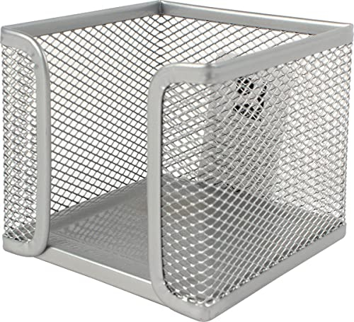 Q-Connect KF00881 Zettelbox Metalldraht silber