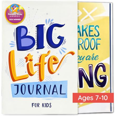 Big Life Journal - Second Edition: A Growth Mindset Guided Journal for Children – Interactive Journal and Goal Planner for Kids – Guided Journal for Kids with Prompts