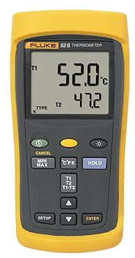 FLUKE FL52-2 Dual Input Thermometer 50Hz 52-Ii Fluke