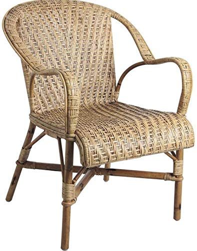 Aubry Gaspard Fauteuil rotin Ancien Belle époque