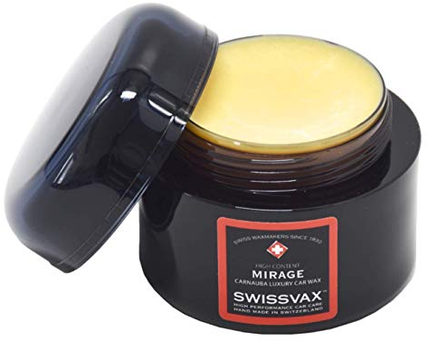SWISSVAX Mirage Autowachs 40% Vol. Carnauba - Premium Hartwachs mit besten Abperleffekt für hochglänzendes Lack Finish, 50 ml