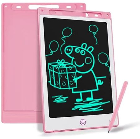 Tableta Escritura Niños Tableta Escritura LCD Color Pizarra Magnetica Infantil Tableta de Escritura Color LCD 8.5 Pulgadas Tablet Escritura,Adecuado para niños, escuela en casa y oficina (rosa)