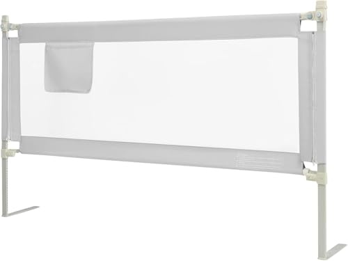 Bed Rail for Toddlers, 175CM Extra Long, Portable Safety Bed Guardrail w/Side Pocket, Baby Bed Rail Guard, Fit King & Queen Full Twin Size Bed Mattress