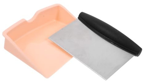 Alipis Cuchillos Para Fideos Acero Inoxidable Cortador De Masa y Raspador Para Hornear Utensilio De Cocina Para Preparar Pizza y Pan