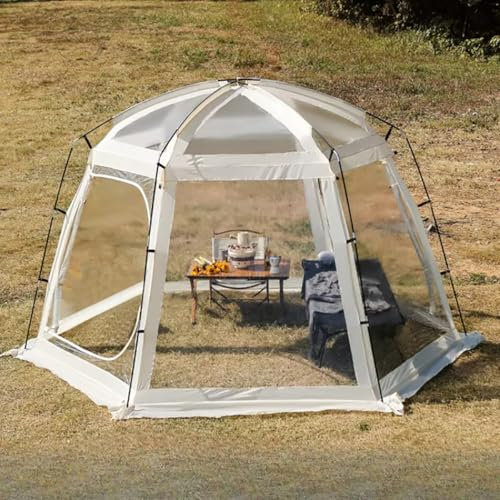 Dome Bubble Tent for Outdoor Shelter, Portable Transparent Geodesic House for Camping, Weatherproof Garden Dome Igloo for 4-7 People, Ideal for Parties and Events