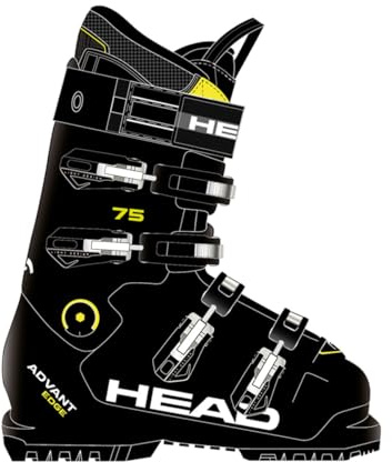 Head Men ADVANT Edge 75 Black Ski Boot, 305