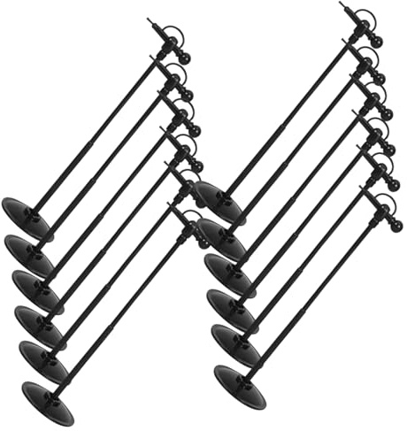 Toddmomy 60pièces Mini Microphones pour Maison De Poupée Jouet De Rôle pour Garçon Fille Accessoire De Collection Modèle Miniature Décoratif