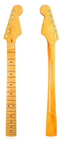 mástil de guitarra Mástil de guitarra eléctrica de 22 trastes con diapasón de arce