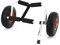 Xproutdoor Wistar Universal-Kajakwagen, Kanu-Trolley, 220-LB-Transportwagen für Kajak, Kanu, Schwimmmatten, Jon-Boot, Robustes Aluminium