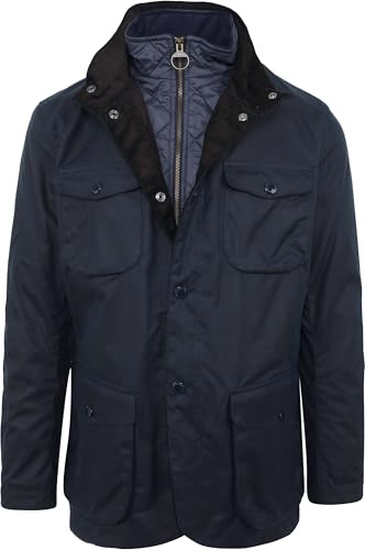 Barbour Wachsjacke Ogston Dunkelblau - Grösse XXL - Herren - Bekleidung - Regular-fit