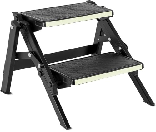 Brunner Doppel Trittstufe Ruckstep Black Fluo Wohnwagen Einstieg Camping Tritt
