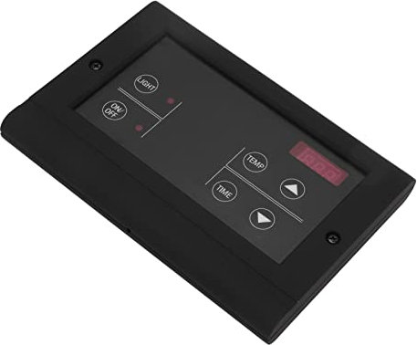 Regulador Mojado del Generador de Vapor del Soporte de la Pared, Accesorios y Piezas de la Sauna de la Jardinería (Black)