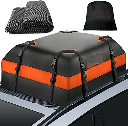 YUEGOO Borsa da Tetto per Auto per Volvo XC40 2019-2023, 500L Borsa Portatutto per Tetto Auto, Box da Tetto Auto Pieghevole Impermeabile per Auto Viaggi Accessori
