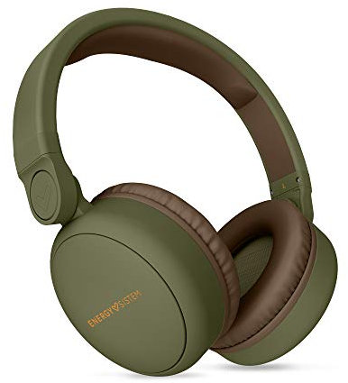 Energy Sistem Headphones 2 - Auriculares con Bluetooth (Over-Ear, Audio-In, Long Battery Life, 180 Plegable) Verde