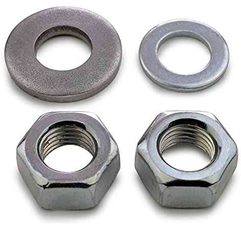 Easyboost 2 Tuercas Arandelas Variador Encendido Cigüeñal para Yamaha Aerox Jog-R Bw’s MBK Booster Nitro Mach G Stunt Rocket M10 x 1.25 Polea Ventilado Minarelli