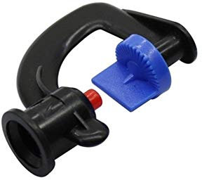 Plant Sprinkler Hose Kit 180 Degree Refraction G-Type Sector Spray Nozzles Garden Irrigation System Sprinklers Garden Agriculture Watering Device 20Pcs (Color : Black)