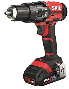 SKIL 3018 - Taladro atornillador de impacto inalámbrico, 18 V, color negro y rojo