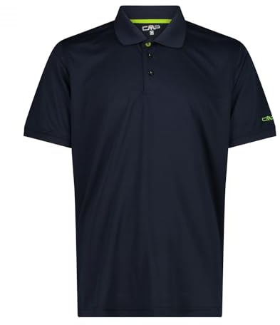 CMP - Poloshirt für Herren, B. Blau-Limettengrün, 52