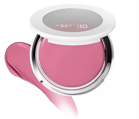 MAKEUP BY MARIO Soft Pop Plumping Blush Veil – Creme-Rouge, 5 g. | (PERFECT PINK, 5 Gramm (1er-Pack)