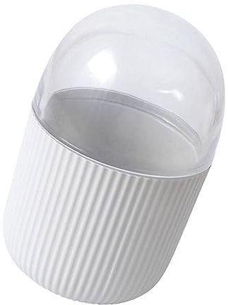 MAGICLULU Caja Porta Hisopos Algodón Dispensador Bastoncillos Organizador Frascos De Boticario Resistente Cóncavo-convexo Compacto Tapa