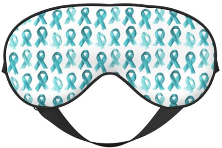Máscara de sueño para los ojos para hombres y mujeres - Máscara de viaje con hebilla ajustable con cinta verde, máscara de sueño opaca, cómoda máscara de sueño para hombre y mujer, diadema